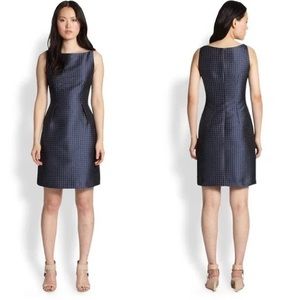 Elie Tahari Navy Sheath Dress Sz 14